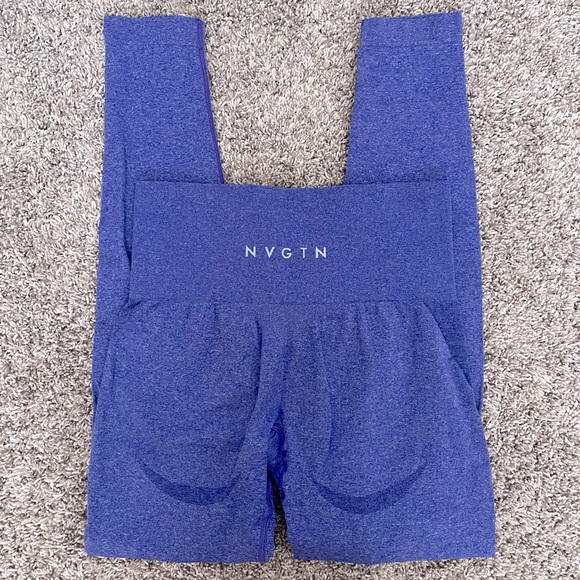 NVGTN Pants - NVGTN seamless contour leggings size small purple